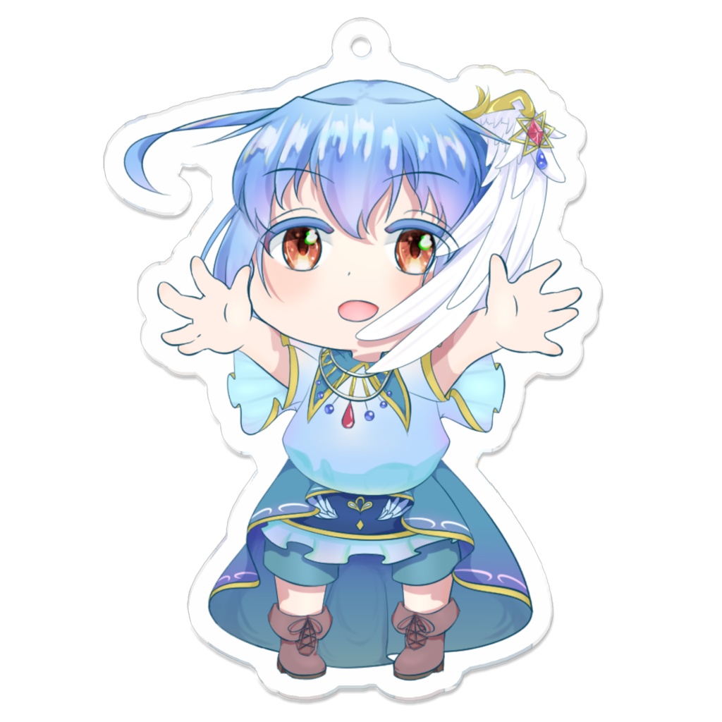 天羽ほとり公式グッズ アクリルキーホルダー (ミニキャラver.)