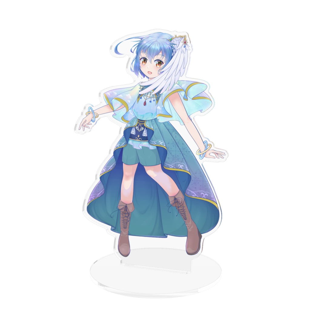 天羽ほとり公式グッズ アクリルフィギュア (通常立ち絵ver.)