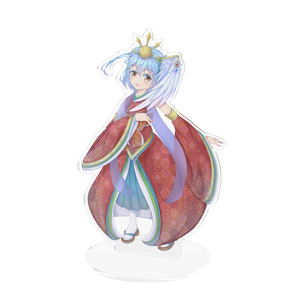 天羽ほとり公式グッズ アクリルフィギュア (ひな祭り立ち絵ver.)