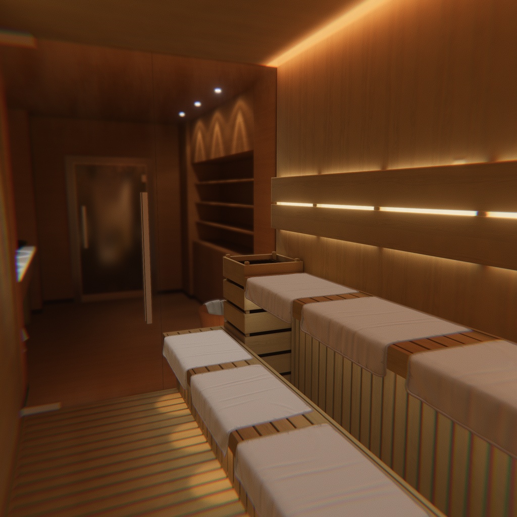 【販売ワールド】VirtualComfortPlace:Sauna【SDK2/SDK3】