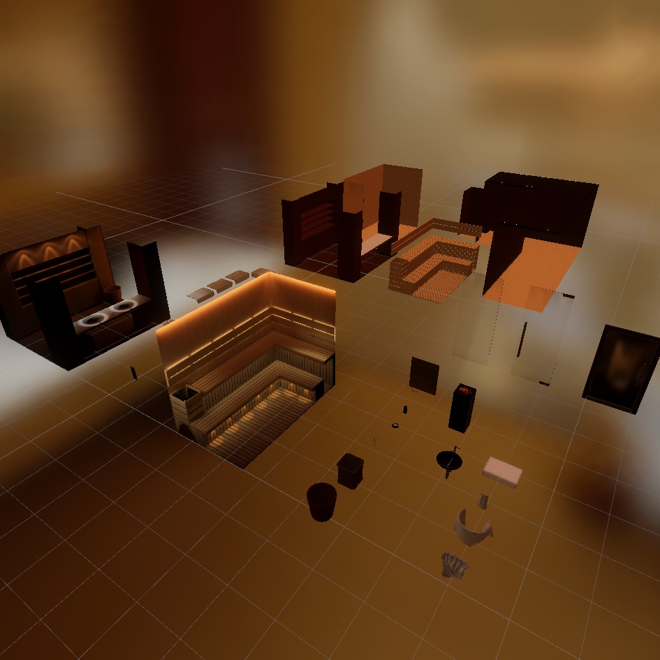 【販売ワールド】VirtualComfortPlace:Sauna【SDK2/SDK3】