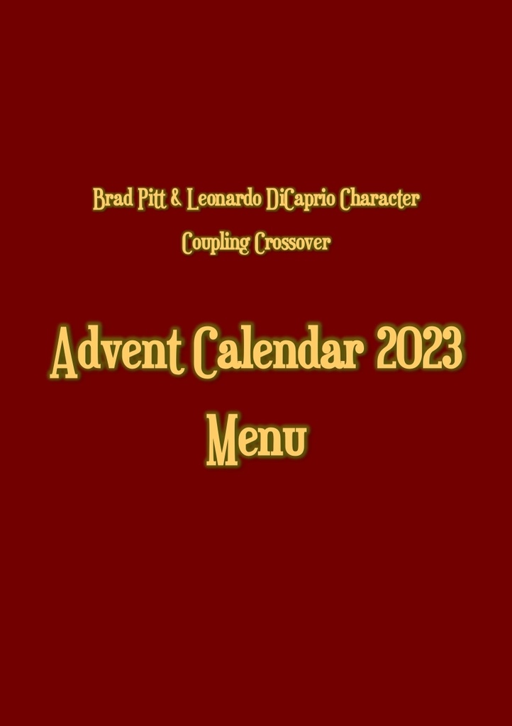 Advent Calendar Menu