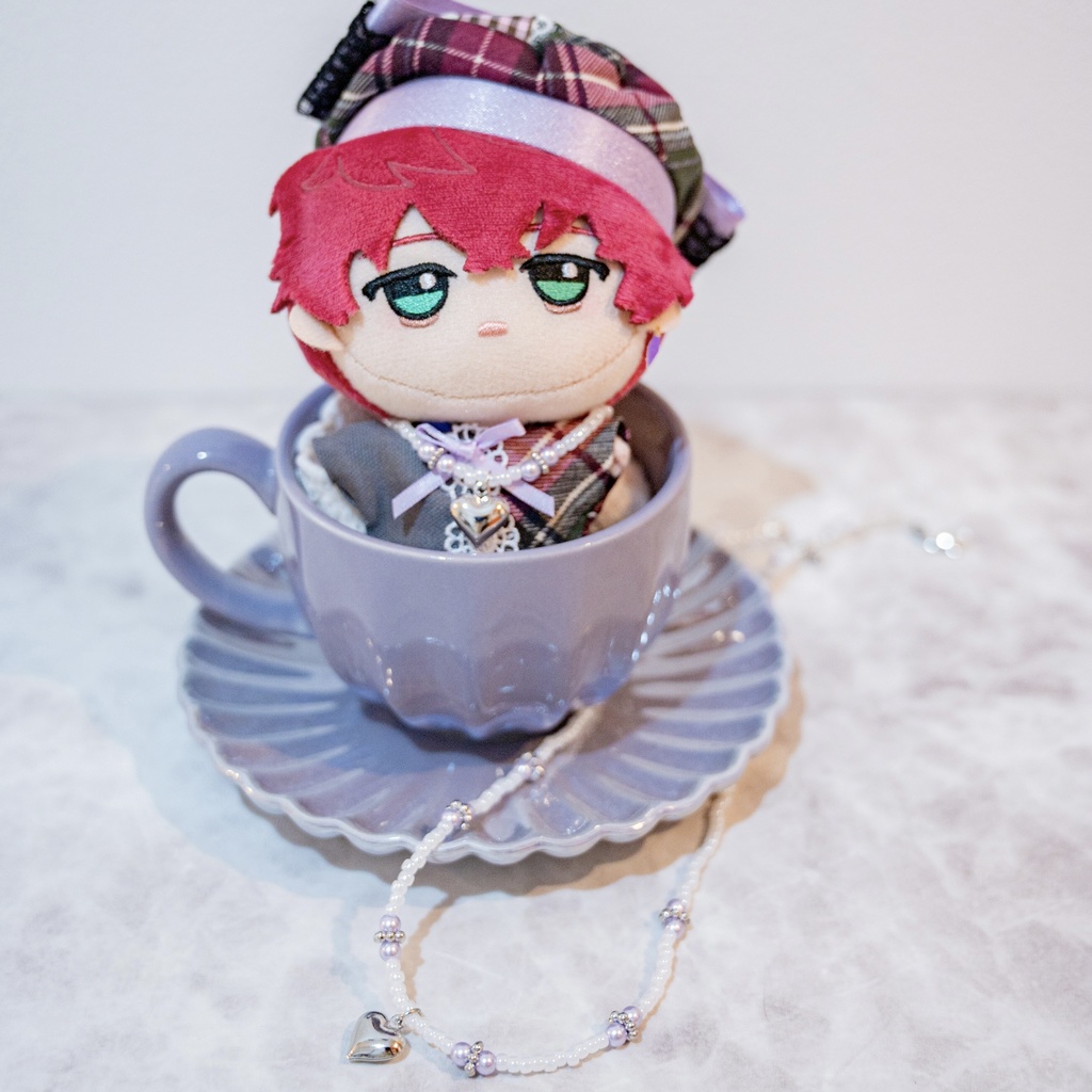 推し国カラーなネックレス