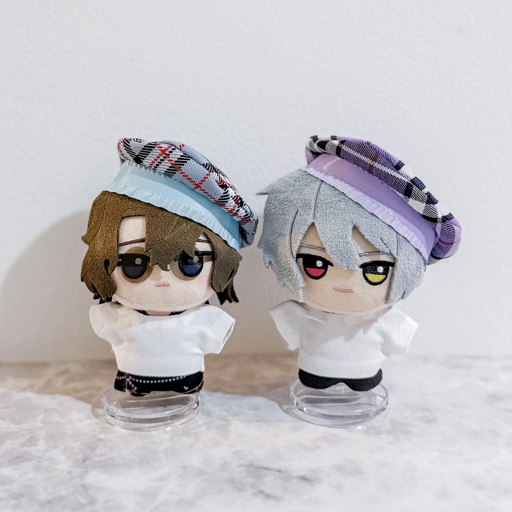 北東チェックなベレー帽