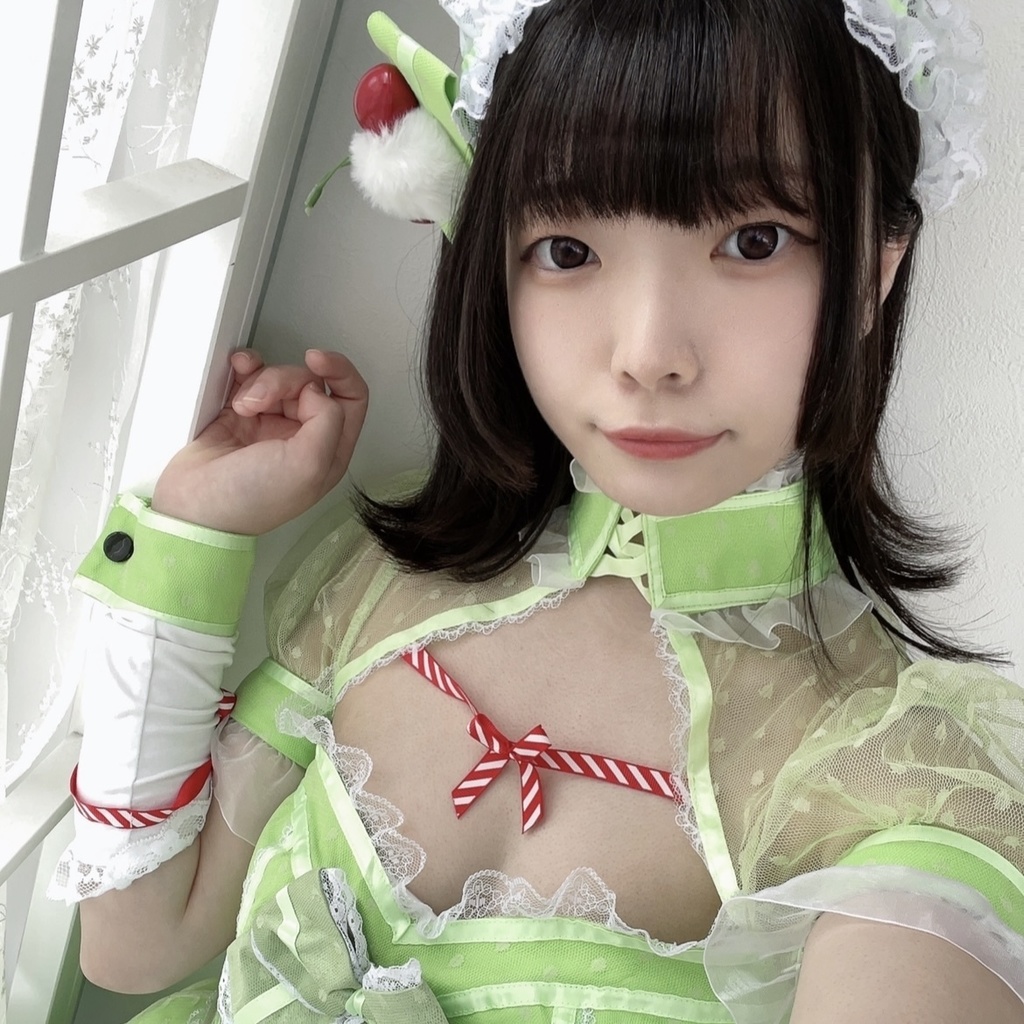 クリームソーダメイドさんランチェキ