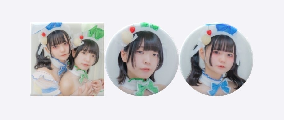 クリームソーダバニー缶バッジ