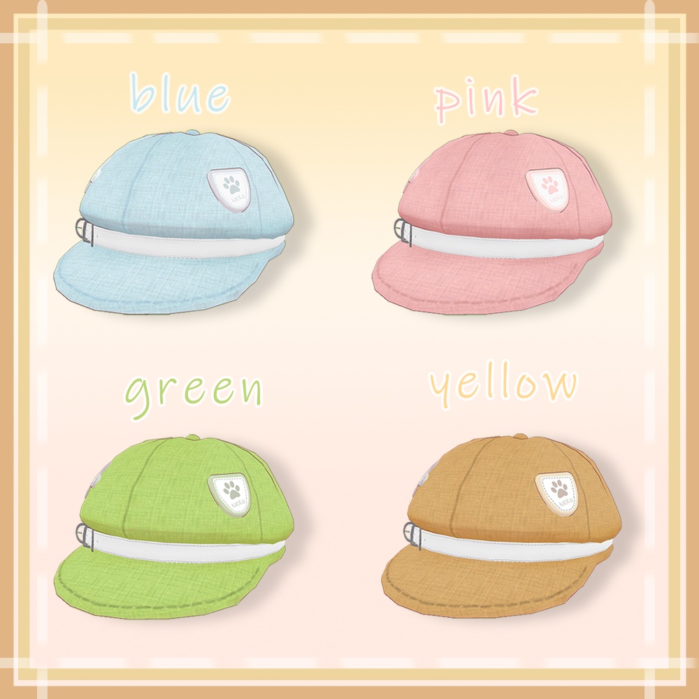 キャスケット帽子 8色/Newsboy Cap 8Color