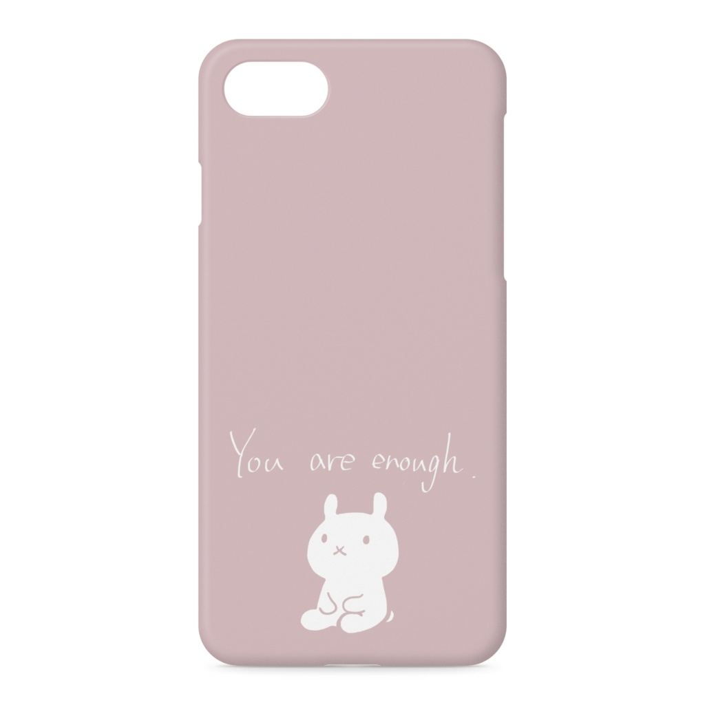 うさぎiphoneケース You are enough