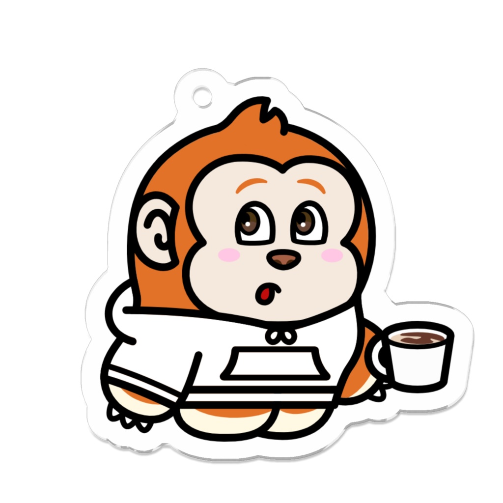 マックスキーホルダー(コーヒー片手にVer.)