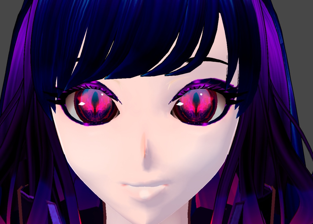 Gothic Style Demonic Eye texture for Vroid/Live2D