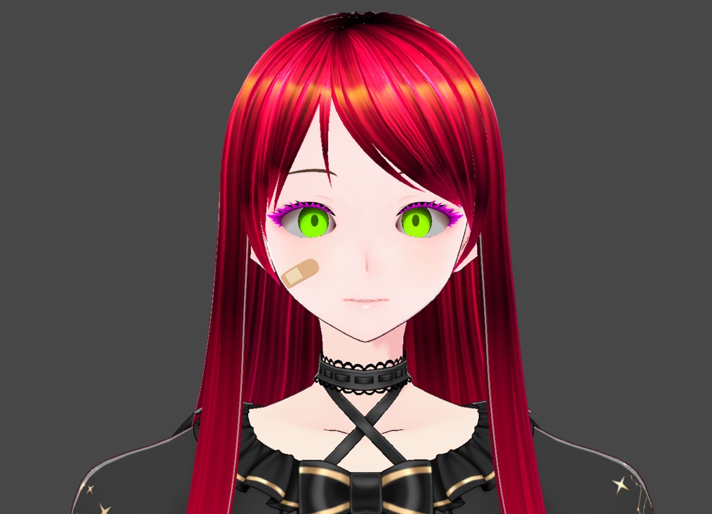 High Quality Anime Style Rudy colored Hair Texture 