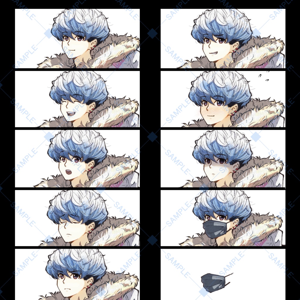 【立ち絵】サイバー風男子