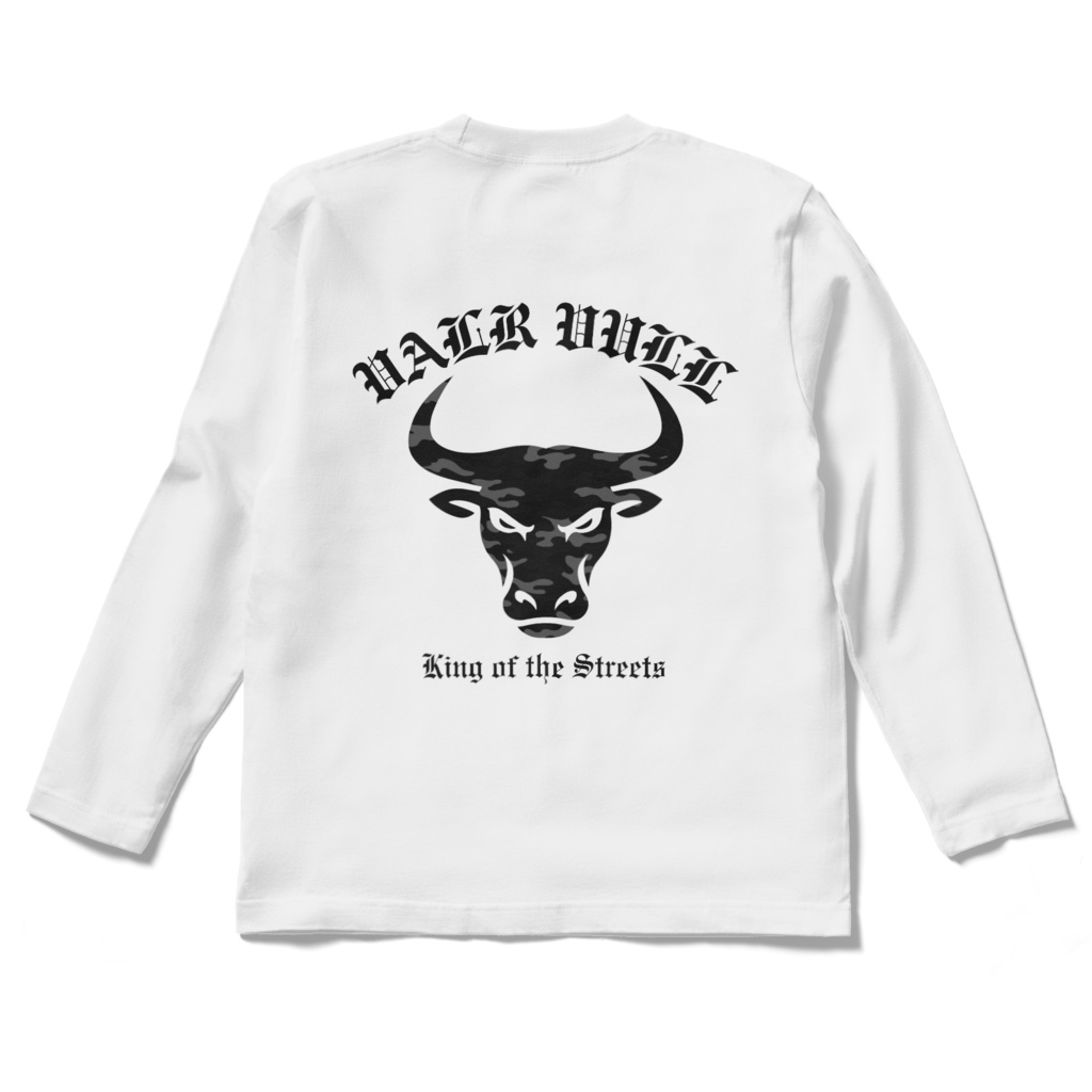 bull longT white&black