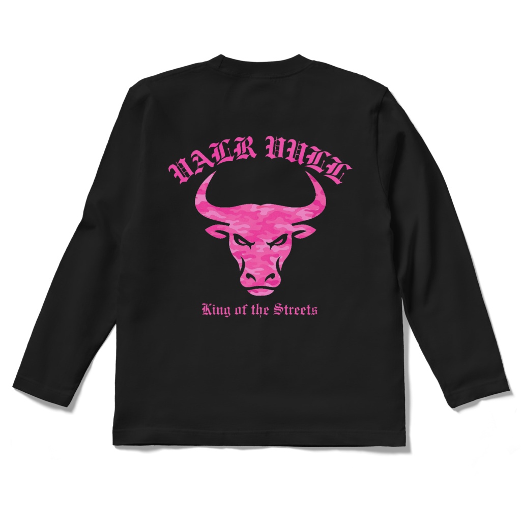 bull longT black&pink