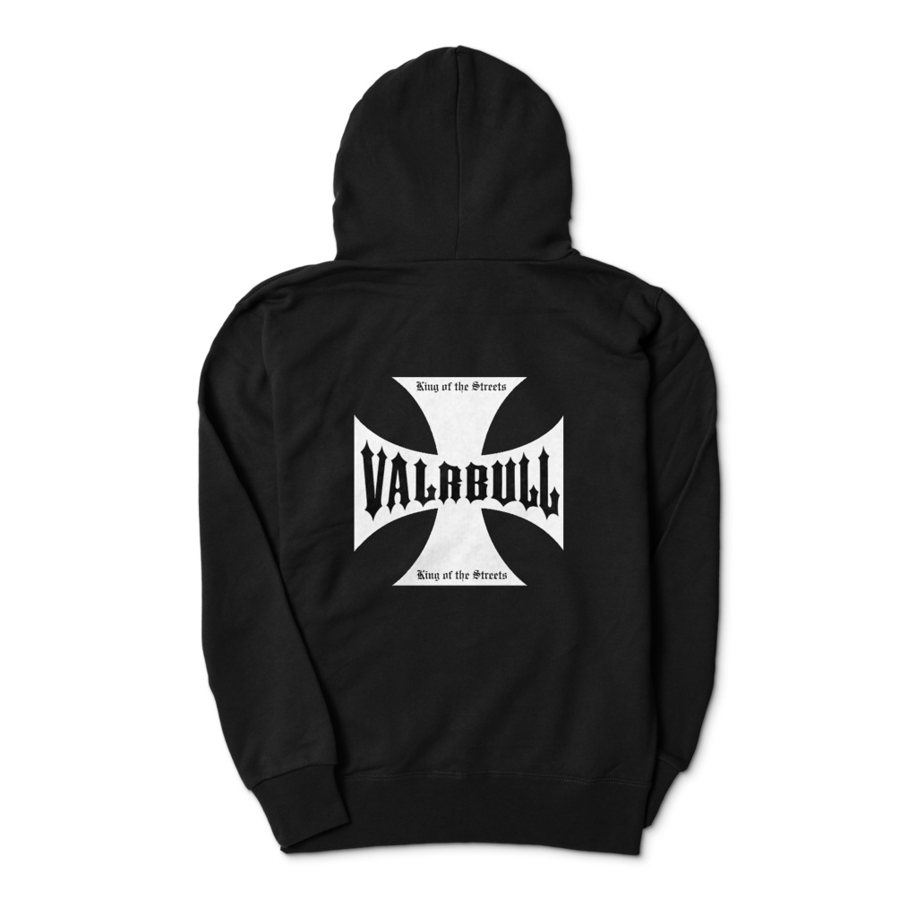 bull hoodie black/white