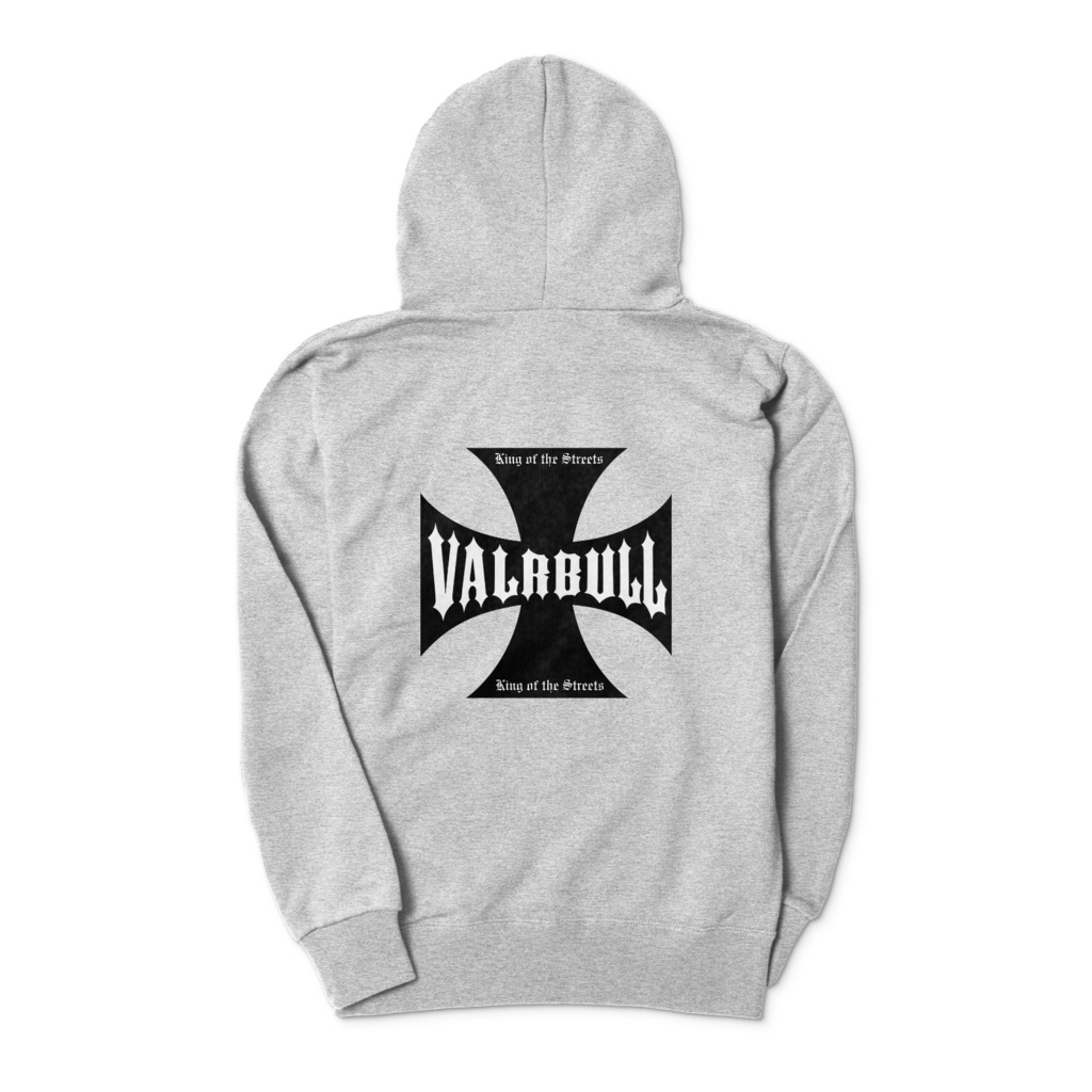 bull hoodie gray/black