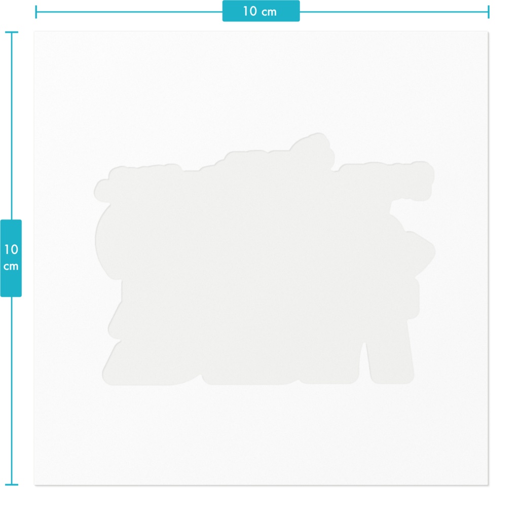 ほんしんラジオ‐ロゴステッカー黒