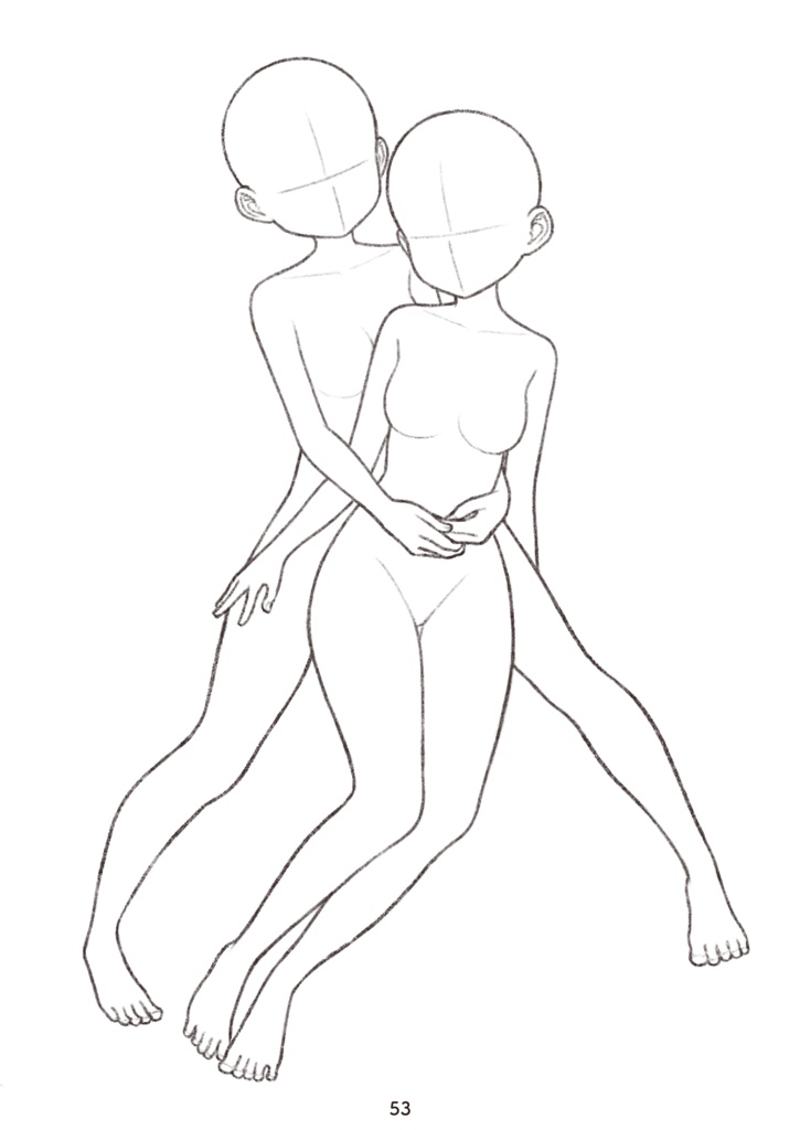 【ダウンロード】ポーズ素体200体 Pose collection 200 girls 【download】