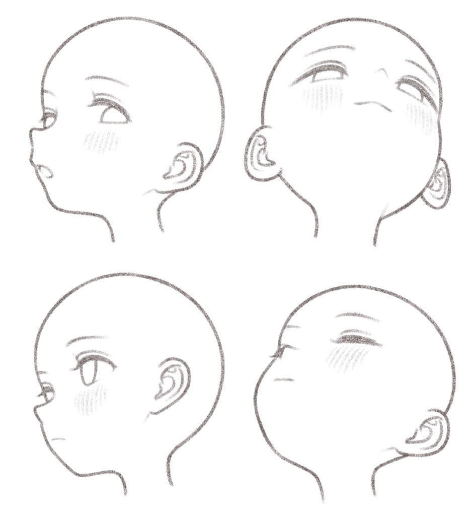 【ダウンロード】顔・表情100(タレ目の女の子) 100 Faces: Gentle-eyed girls【download】