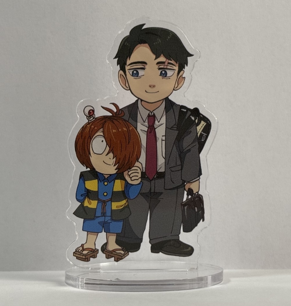 ゲ謎アクリルフィギュア(鬼太郎&目玉おやじ&水木)