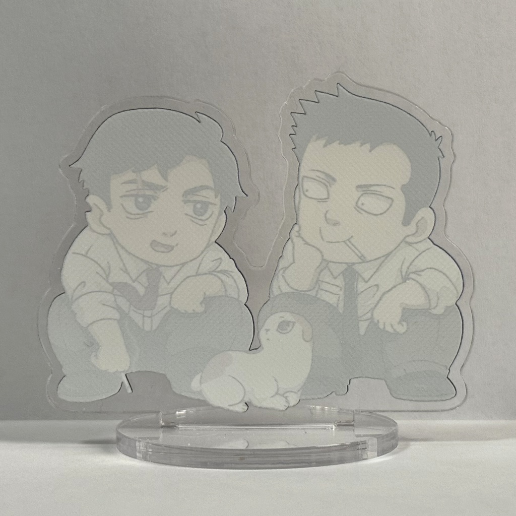 ゲ謎アクリルフィギュア(水木&モブ(同僚)&すねこすり)