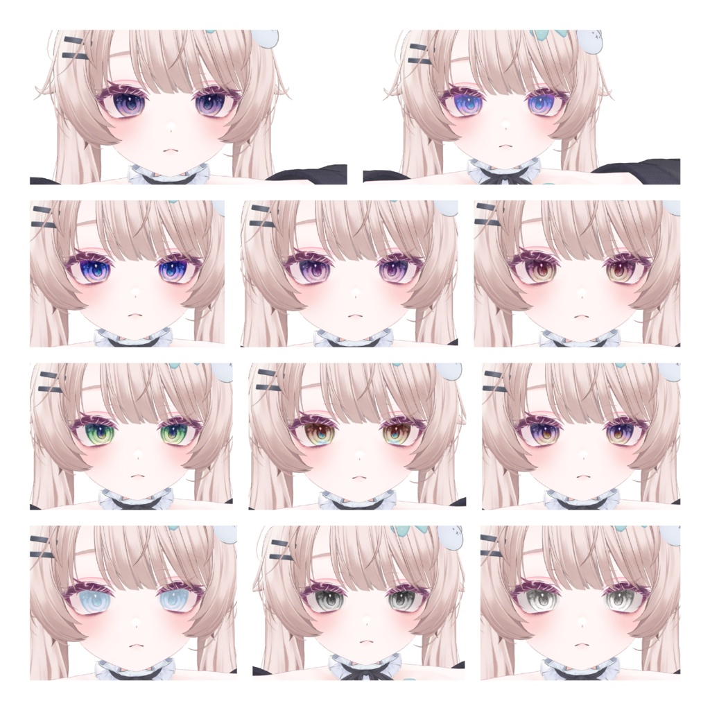 ๆบๅไธญ๐น๐๐๐โช.แโช.แโโกUndefinedโกแฒ๐ผ Eye Textures[10~ color๏ผฝ