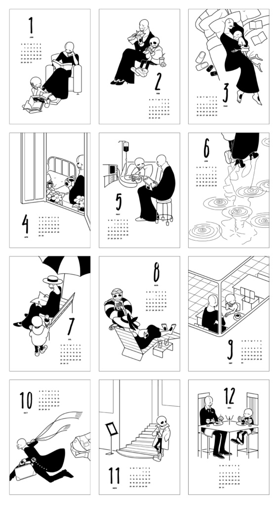 2018 sansterカレンダー