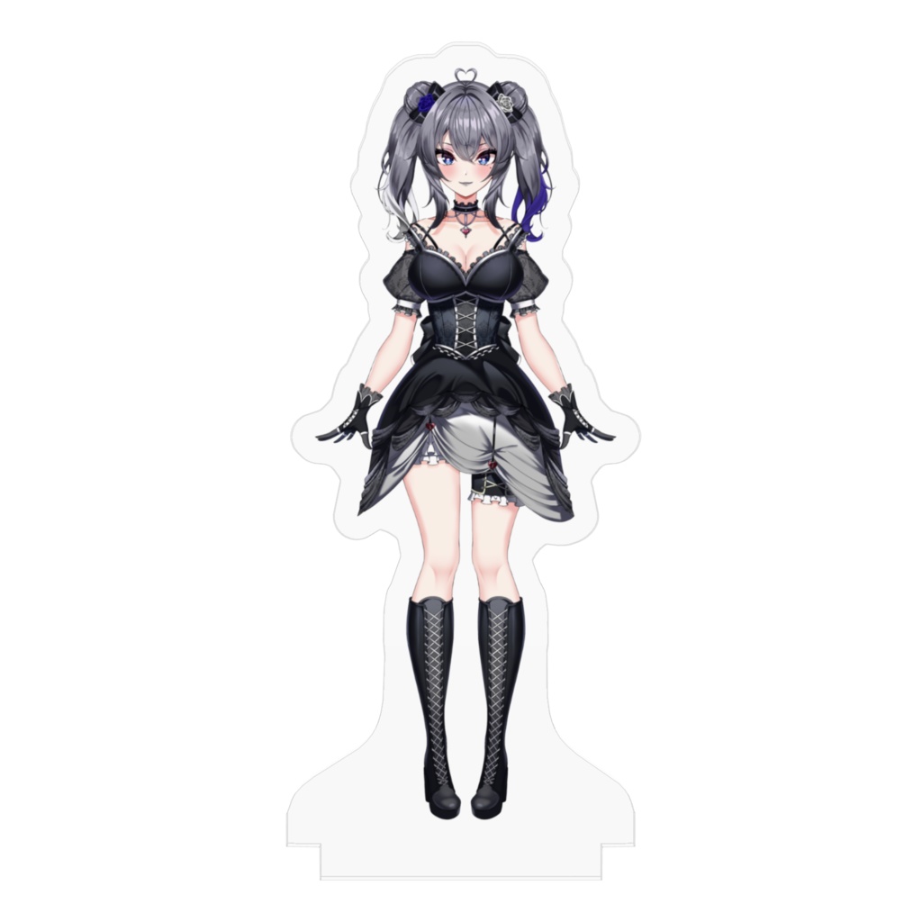 灰音にゃい新モデルアクリルフィギュア