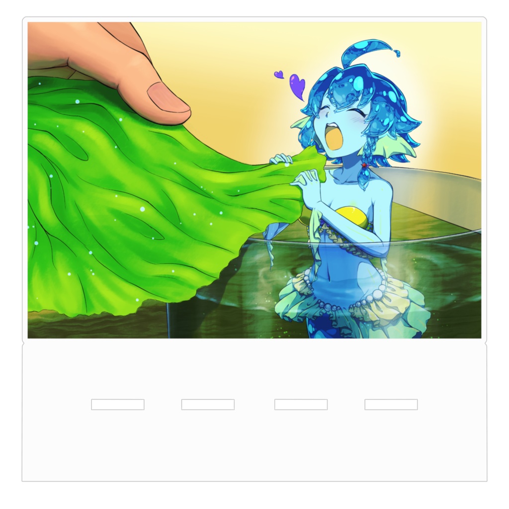 いっぱい食べるみー子アクリルスマホスタンド