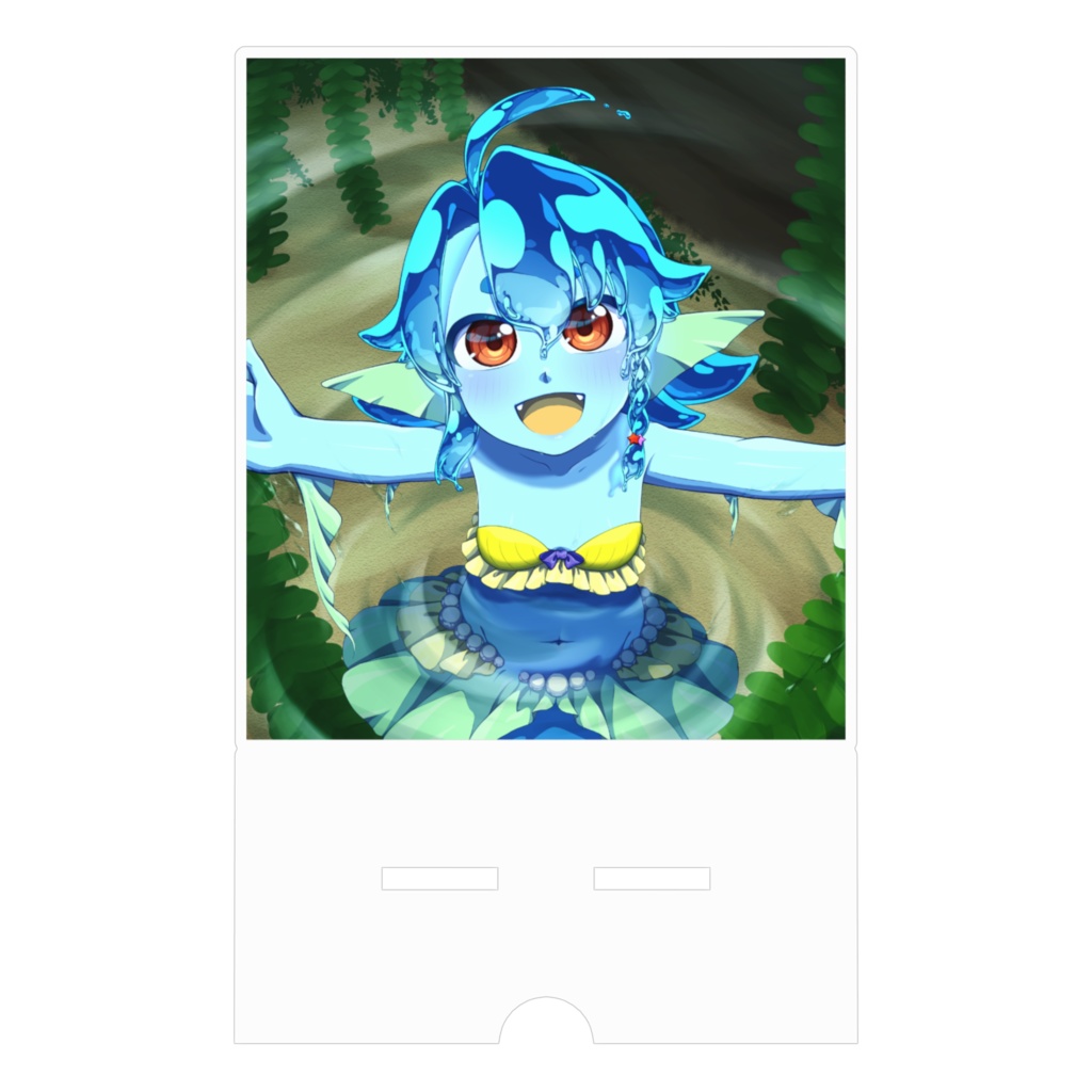 水槽の中のみー子アクリルスマホスタンド