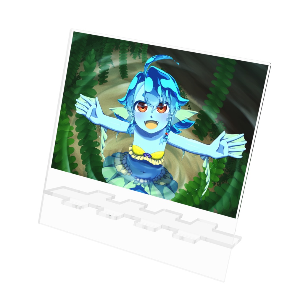 水槽の中のみー子アクリルスマホスタンド