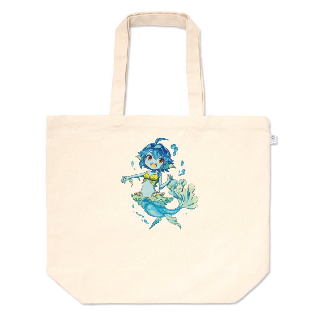 水の精霊💧ミイア🧜トートバッグS/M/L