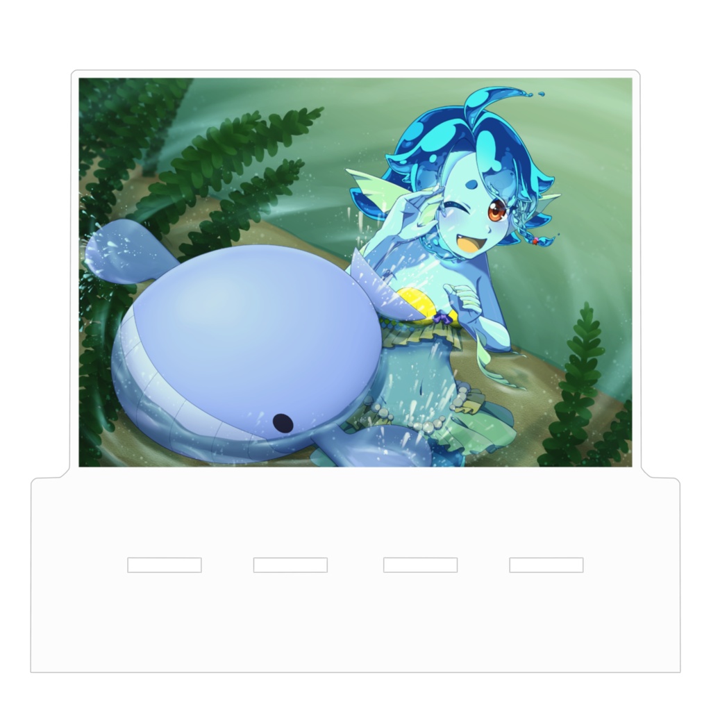 おもちゃとみー子アクリルスマホスタンド