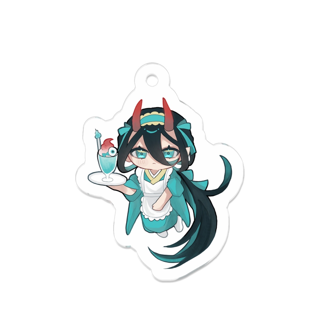 青行灯アクキー<お仕事中>