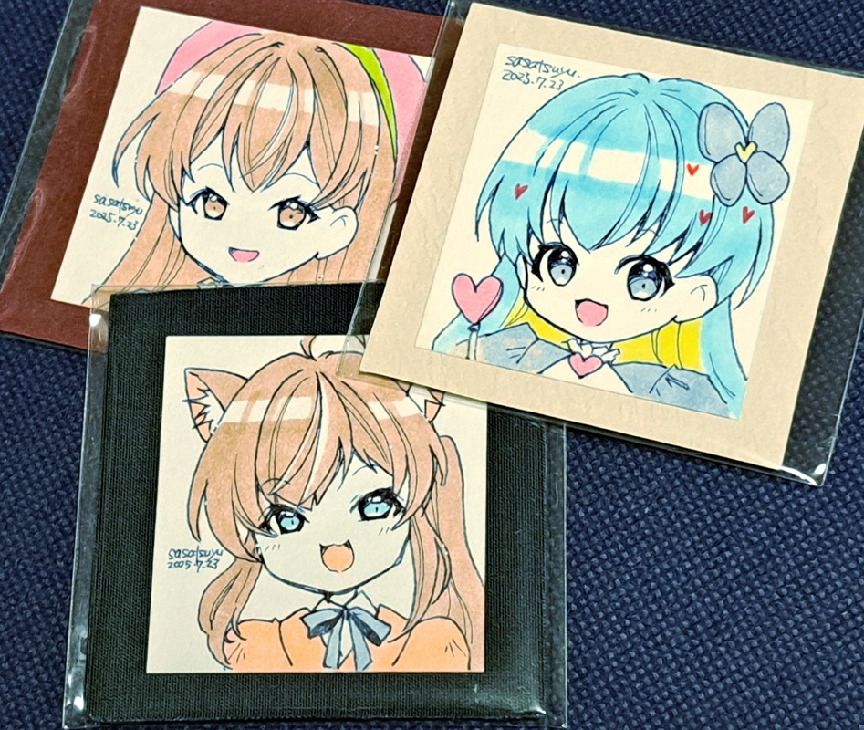 【A,Bのみコミティア153頒布予定】ミニドローイング