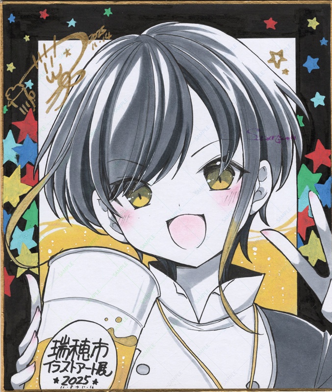 瑞穂市展示セット(小色紙+画集)