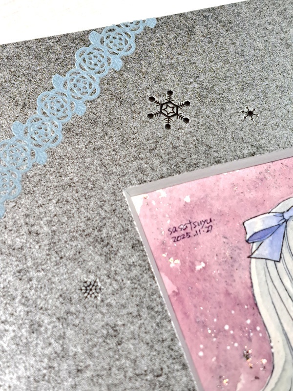 【発送準備中】マット付きクリスマス原画