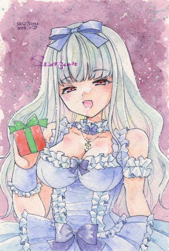 【発送準備中】マット付きクリスマス原画