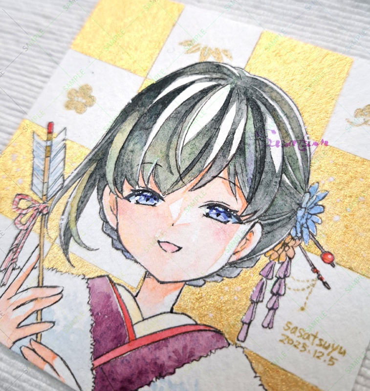 フレームレス年賀絵2026