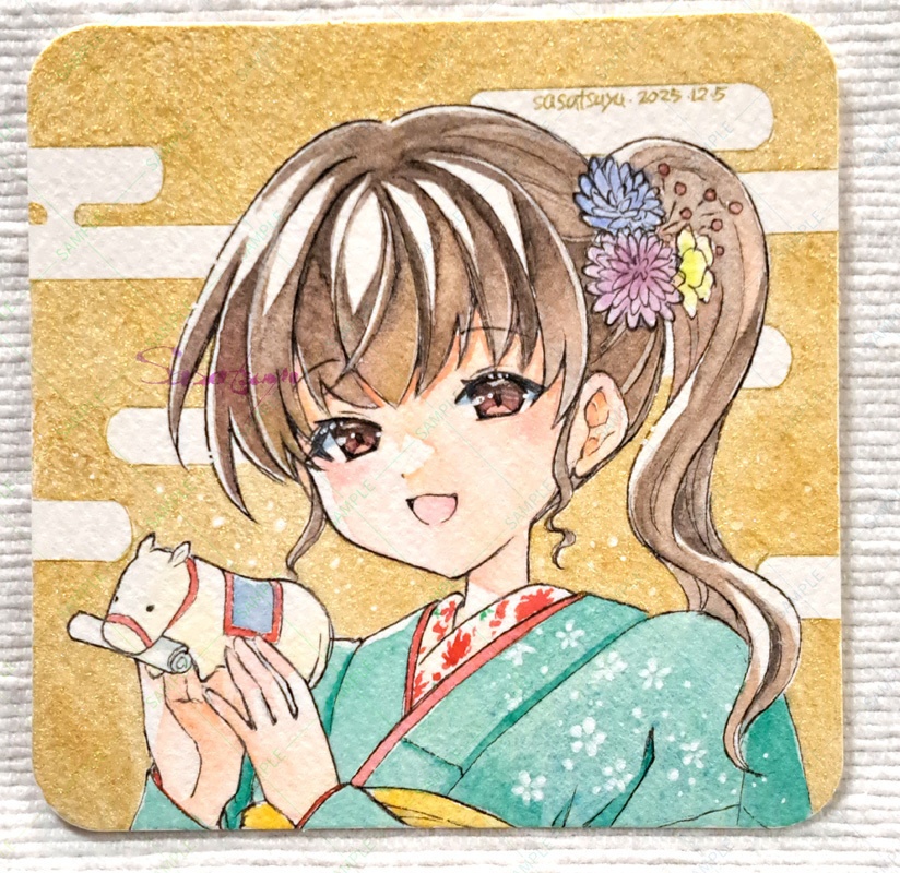 フレームレス年賀絵2026