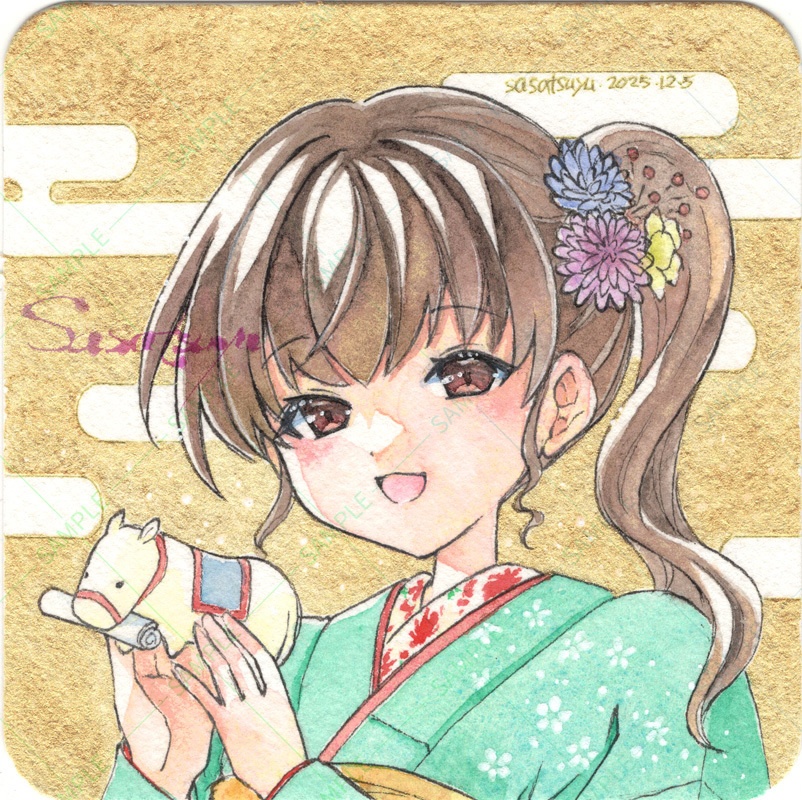 フレームレス年賀絵2026