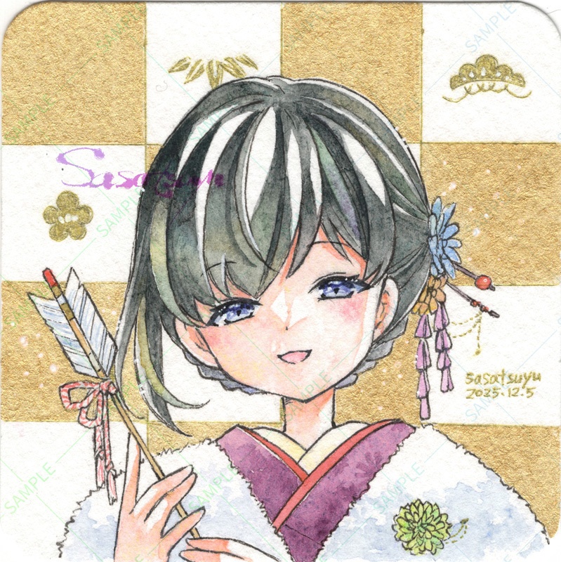 フレームレス年賀絵2026