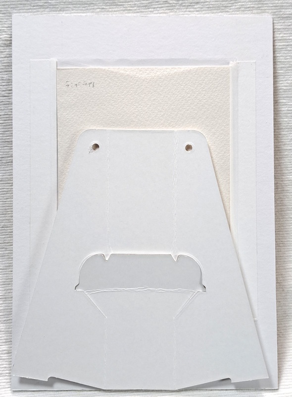 マット付き年賀絵2026(ハガキサイズ原画)