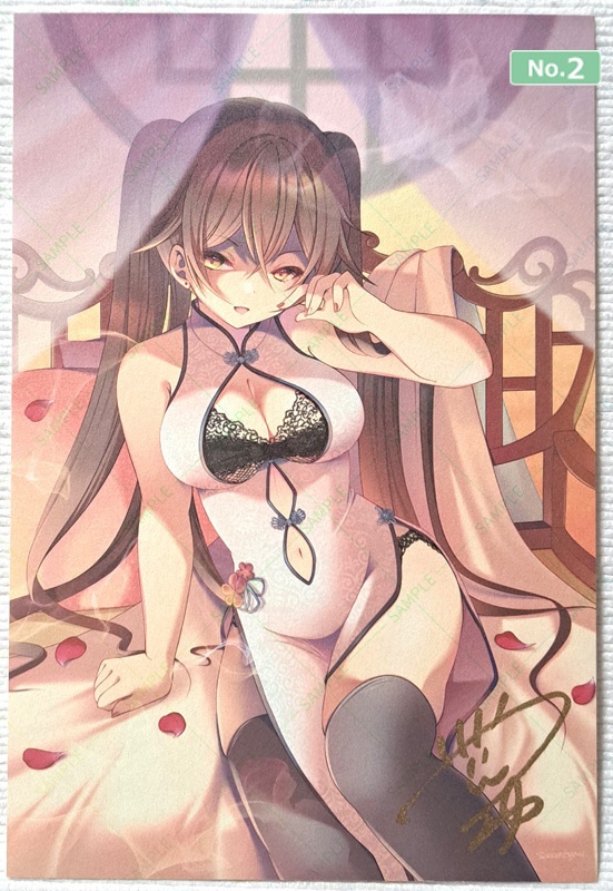 【12/25まで特別価格】直筆加筆ポストカード(チャイナ/全10種)