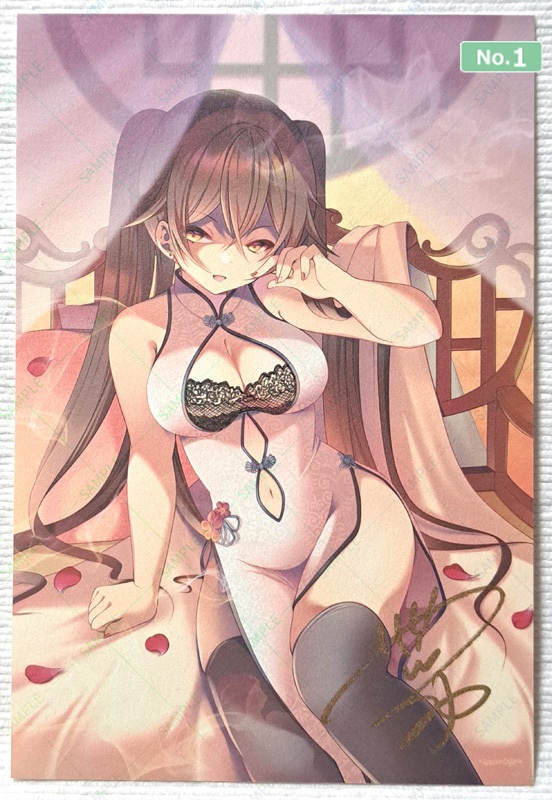 【12/25まで特別価格】直筆加筆ポストカード(チャイナ/全10種)