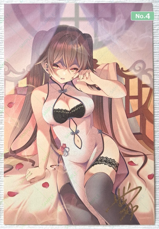 【12/25まで特別価格】直筆加筆ポストカード(チャイナ/全10種)