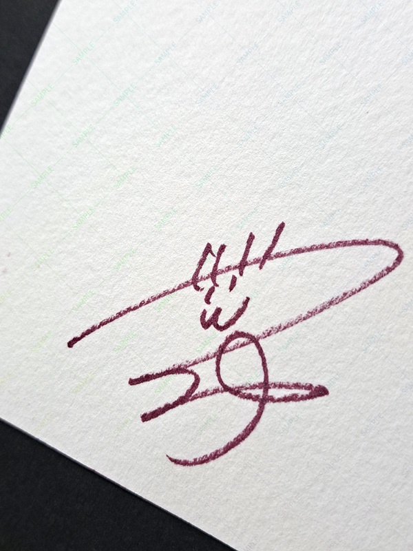 マット付きミニ原画(2026年賀)