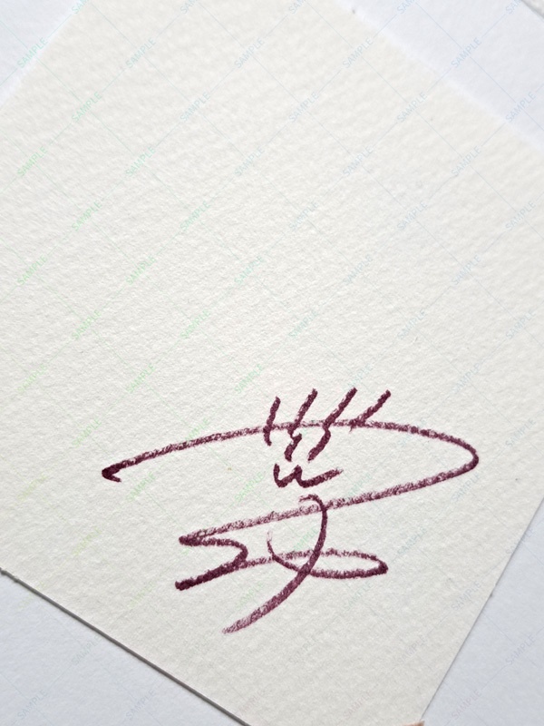 マット付きミニ原画(2026年賀)