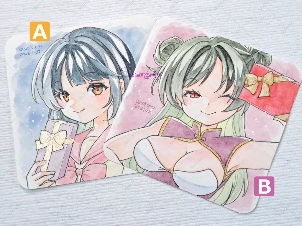 角丸スクエア原画(バレンタイン／全2種)