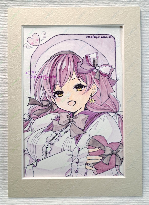 マット付フレームレス原画(バレンタイン/全2種)